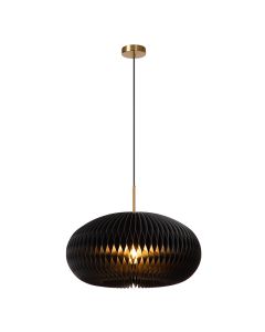 Paper pendant light black, Armoni