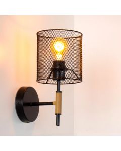 Brown wall light vintage, Baskett