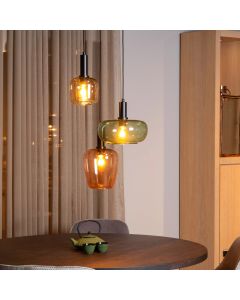 Multicoloured pendant light retro, Ilona