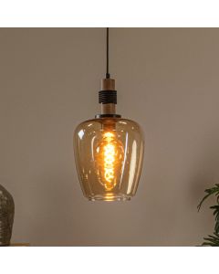 Amber pendant light retro, Ilona