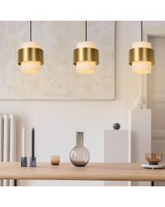 Golden pendant light classic, Firmin