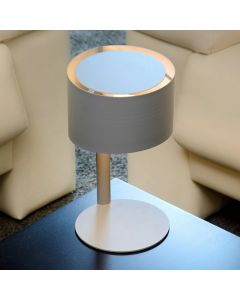 Grey table lamp modern, Knulle, with switch