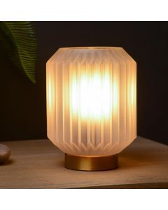 Golden table lamp classic, Sueno, with switch