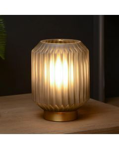Golden table lamp classic, Sueno, with switch