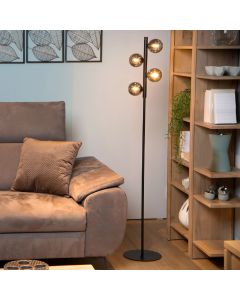 Green floor lamp retro, Tycho, with switch