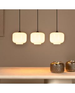 White pendant light retro, Medine