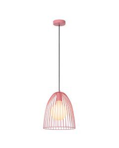 Pink children's pendant light metal, Macarons