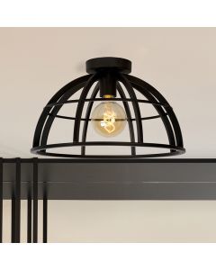 Black flush ceiling light modern, Dikra