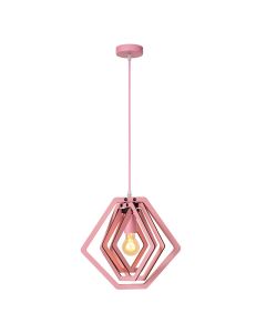Pink children's pendant light modern, Mauro