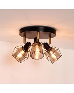 Grey ceiling spotlight vintage, Nila