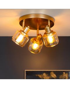 Golden ceiling spotlight classic, Bjorn