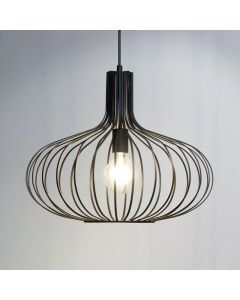 Black pendant light retro, Manuela