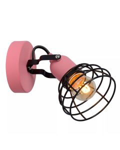 Pink kid's wall light modern, Paulien