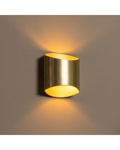 Brass up down wall light modern, Diletta