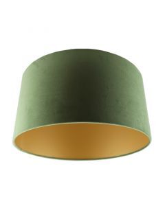 Green Velor lampshade Milene, Fabric, Modern