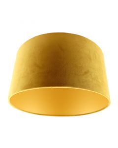 Yellow Velor lampshade Milene, Fabric, Modern