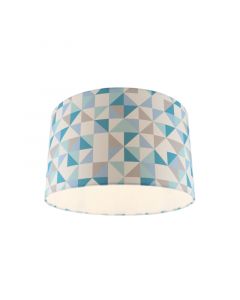 Modern kid's ceiling light blue, Diamonds