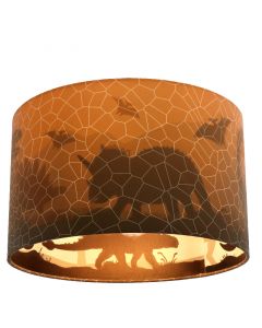Modern kid's ceiling light orange, Dino