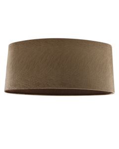 50 cm oval velvet lamp shade brown, Rody