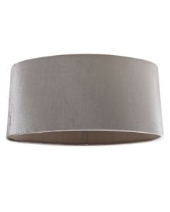 40 cm oval velvet lamp shade grey, Rody