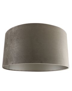 50 cm velvet lamp shade taupe, Rody