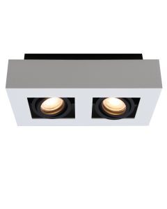 Aluminium surface mounted downlight white, Noraly