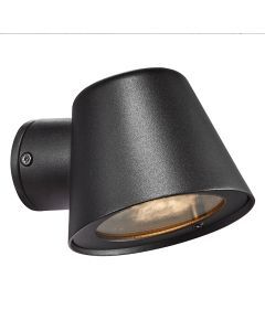Black outdoor light modern, Aleria, IP44