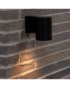 Black outdoor light aluminium, Tin, IP54