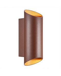 Rust Coloured outdoor light modern, Nico, IP54