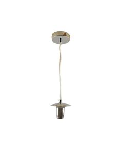 Metal pendant light without shade chrome, Minne