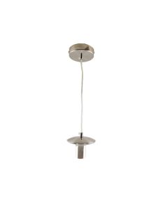 Metal pendant light without shade nickel, Minne