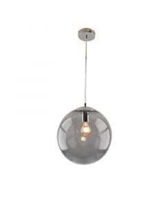 Design pendant light chrome, Dolf