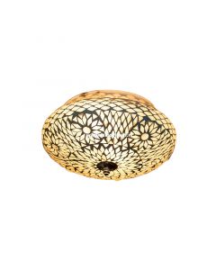 Transparent oriental flush ceiling light mosaic, Mimoun