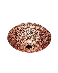 Purple oriental flush ceiling light mosaic, Louay