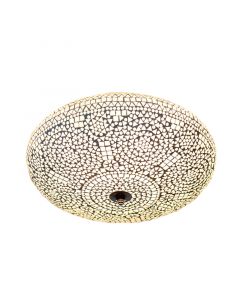 Transparent oriental flush ceiling light mosaic, Annas
