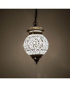 Transparent oriental pendant light mosaic, Nisrin