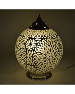 Transparent oriental table lamp mosaic, Dalil