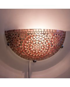 Purple oriental wall light mosaic, Haja
