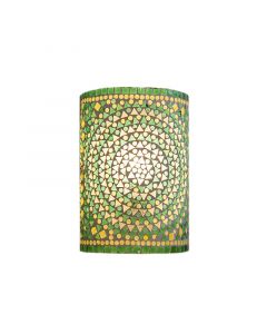 Green oriental wall light mosaic, Mahdia