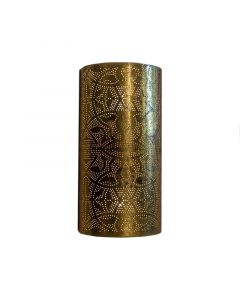 Golden oriental wall light filigree, Israe