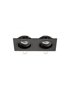 Modern recessed light black, Bredal
