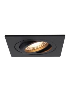 Aluminium recessed light black, Scott