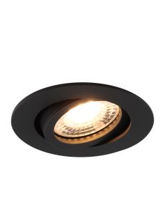 Aluminium recessed light black, Onno