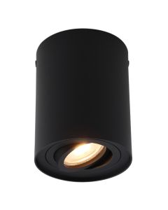 Modern surface mounted downlight black, Onno
