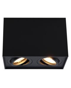 Modern surface mounted downlight black, Dane