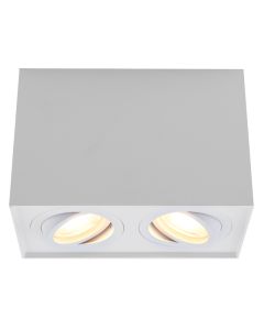 Modern surface mounted downlight white, Dane