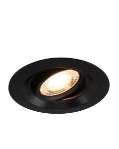 Aluminium recessed light black, Tycho