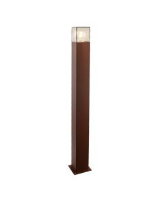 Modern outdoor light rust coloured, Sanel, IP44