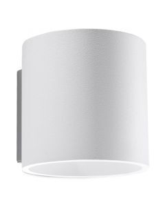 Aluminium up down wall light white, Amely
