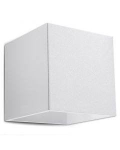 Aluminium up down wall light white, Andro